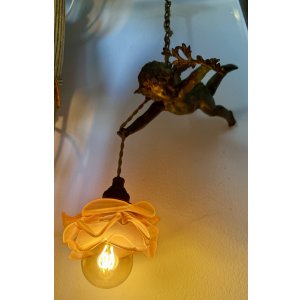 画像19: 天使のランプシェード1920年フランス