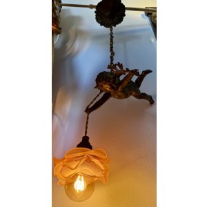 画像15: 天使のランプシェード1920年フランス