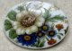綺麗なお花のビンテージブローチ1940年イギリス
