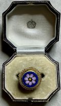 ローマンモザイクのビンテージリング1970年イタリア