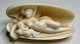 天使が可愛いアイボリーオブジェ1880年イギリス
