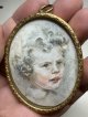 凛々しいお顔が可愛いミニアチュール1900年フランス