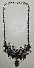 ローズカットダイアモンドのネックレス1880年イギリス
