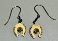 馬蹄のダイアモンドピアス1900年イギリス