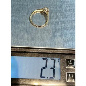 画像3: 綺麗なシングルストーンのダイアモンドリング1900年イギリス