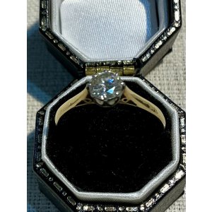 画像19: 綺麗なシングルストーンのダイアモンドリング1900年イギリス