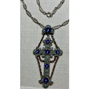 画像13: 素晴らしいスコティッシュのネックレス1880年スコットランド