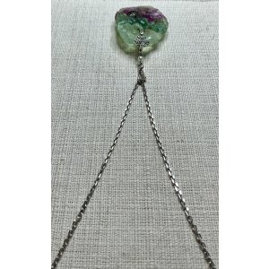 画像15: ラベンダーとグリーンのヒスイペンダント1920年イギリス　ただ今ご商談中です