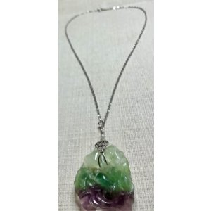 画像22: ラベンダーとグリーンのヒスイペンダント1920年イギリス　ただ今ご商談中です