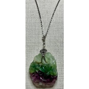 画像23: ラベンダーとグリーンのヒスイペンダント1920年イギリス　ただ今ご商談中です