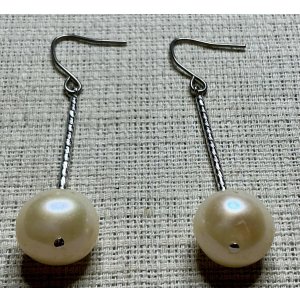 画像6: 綺麗なパールのピアス1960年イギリス