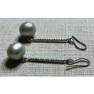 画像4: 綺麗なパールピアス1960年イギリス