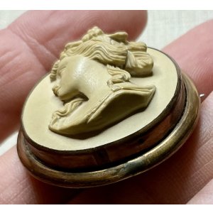 画像4: 綺麗なラーバストーンカメオ1880年イギリス