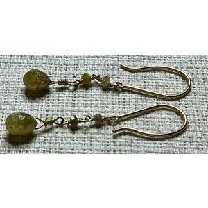 画像4: 渋い色のシトリンピアス1960年イギリス