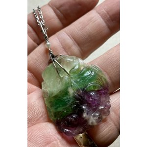 画像5: ラベンダーとグリーンのヒスイペンダント1920年イギリス　ただ今ご商談中です