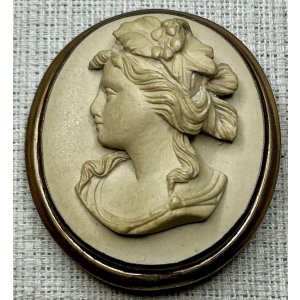 画像12: 綺麗なラーバストーンカメオ1880年イギリス