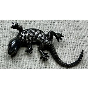 画像1: シルバーのトカゲブローチ1970年イギリス