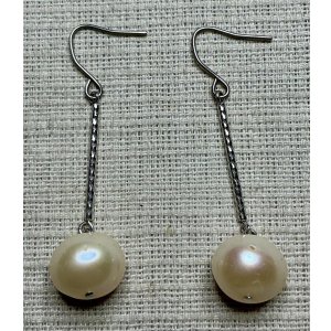 画像1: 綺麗なパールのピアス1960年イギリス