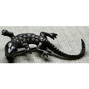 画像5: シルバーのトカゲブローチ1970年イギリス