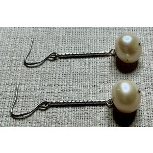 画像7: 綺麗なパールのピアス1960年イギリス