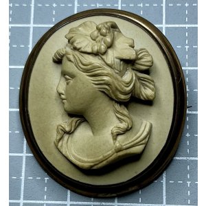 画像3: 綺麗なラーバストーンカメオ1880年イギリス