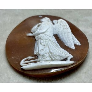 画像8: 星が綺麗なギリシャ神話シェルカメオルース1880年イギリス