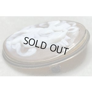 画像5: 可愛い天使のシェルカメオブローチ1920年イギリス