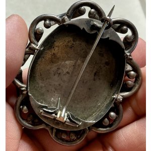 画像4: 可愛い天使のポーセリンブローチ1880年イギリス