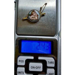 画像3: 小さくて可愛い天使のブローチ1880年イギリス