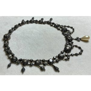 画像12: ジョージアンの素晴らしいダイアモンドネックレス1780年イギリス