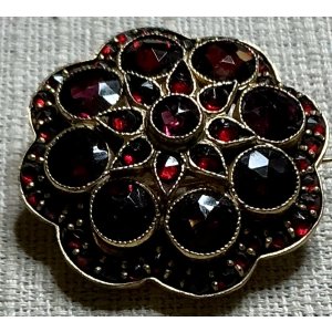 画像11: 綺麗なガーネットブローチ1880年イギリス