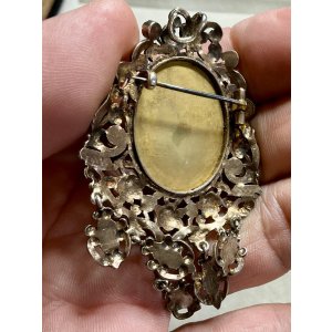 画像5: 素晴らしいフレームのミニアチュールブローチ1880年フランス