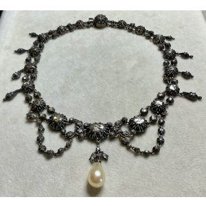 画像14: ジョージアンの素晴らしいダイアモンドネックレス1780年イギリス