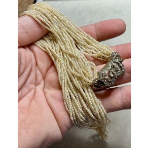 画像5: 素晴らしいシードパールの12連ネックレス1880年イギリス