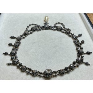 画像11: ジョージアンの素晴らしいダイアモンドネックレス1780年イギリス