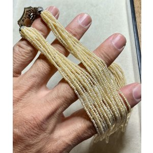 画像6: 素晴らしいシードパールの12連ネックレス1880年イギリス