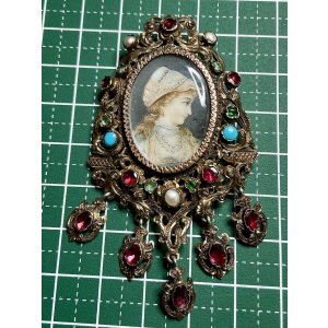 画像3: 素晴らしいフレームのミニアチュールブローチ1880年フランス