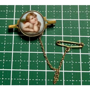画像2: 小さくて可愛い天使のブローチ1880年イギリス
