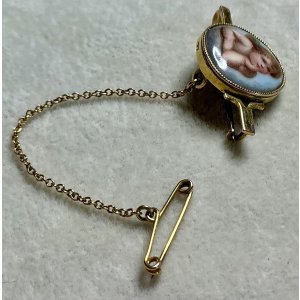 画像5: 小さくて可愛い天使のブローチ1880年イギリス