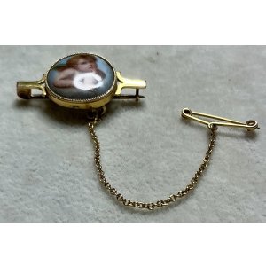 画像8: 小さくて可愛い天使のブローチ1880年イギリス