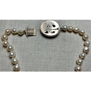 画像5: 綺麗なパールとエメラルドとルビーとダイアモンドのネックレス1920年イギリス