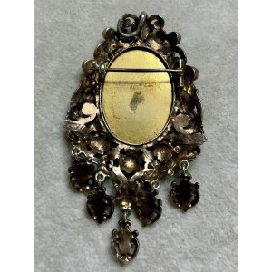 画像10: 素晴らしいフレームのミニアチュールブローチ1880年フランス