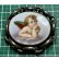 画像2: 可愛い天使のポーセリンブローチ1880年イギリス (2)