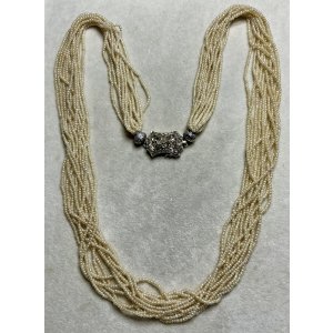 画像12: 素晴らしいシードパールの12連ネックレス1880年イギリス