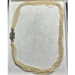 画像8: 素晴らしいシードパールの12連ネックレス1880年イギリス