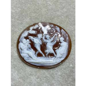 画像1: シェルカメオルース1880年イギリス