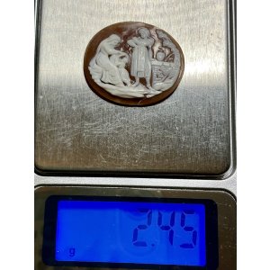 画像2: シェルカメオルース1880年イギリス