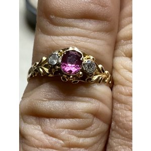 画像9: ビクトリア時代のダイアモンド＆ガーネットリング1880年イギリス