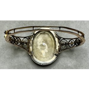 画像6: 大きくて綺麗なシトリンのゴールドブレスレット1880年イギリス