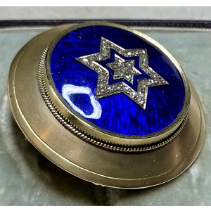 画像30: ダビデの星のローズカットダイアモンド＆エナメルブローチ1880年イギリス